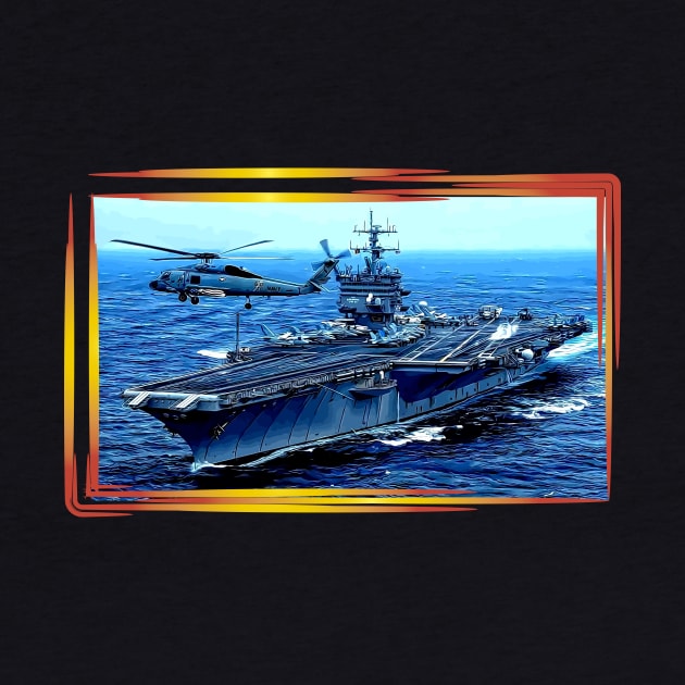 USS Enterprise Aircraft Carrier by Arie